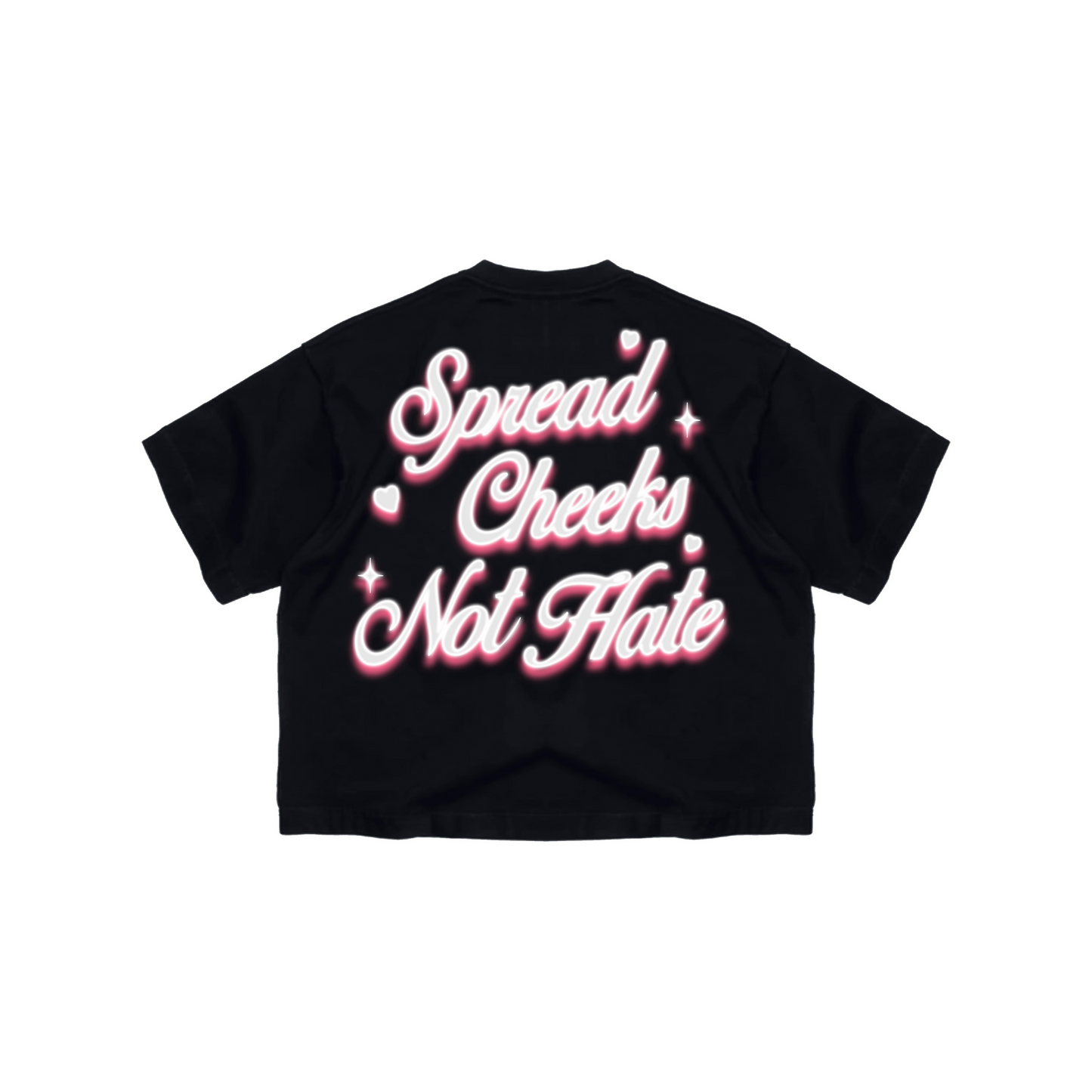 SPREAD CHEEKS TEE BLACK