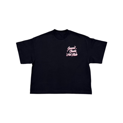 SPREAD CHEEKS TEE BLACK