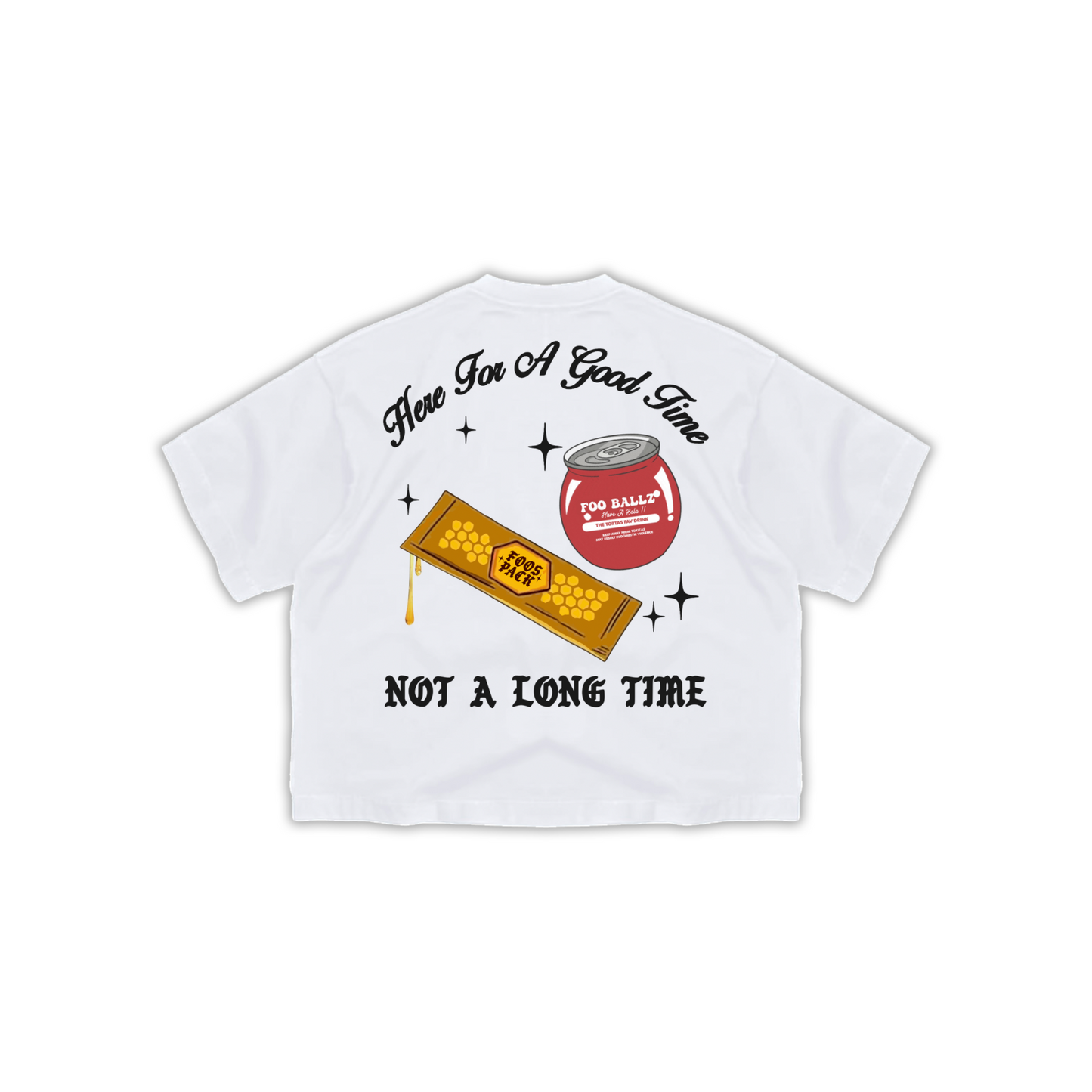 BUZZ & PACK TEE WHITE