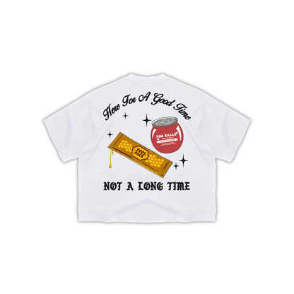 BUZZ & PACK TEE WHITE